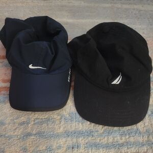 Nike Black and Navy Hats